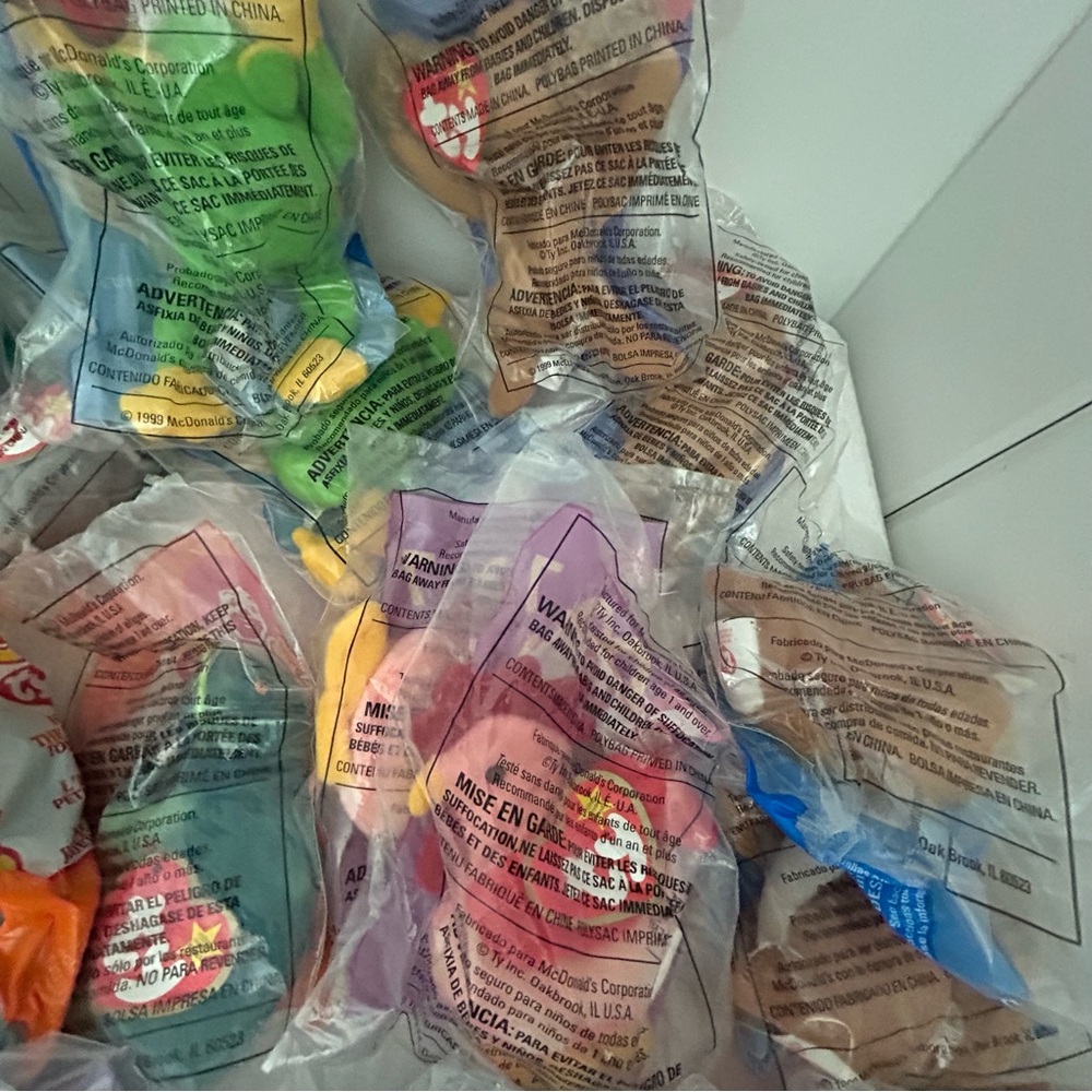 90s McDonald's 24 Ty Teenie Beanie Babies 1 to 12 complete 2 SET LOT vintage - Picture 13 of 14